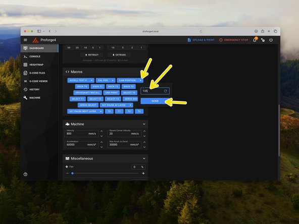 You should hear the servo move.