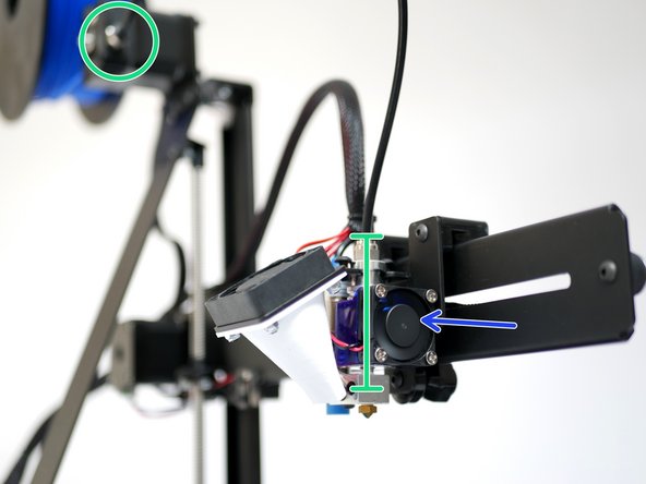 Insert the other end into the Hotend.