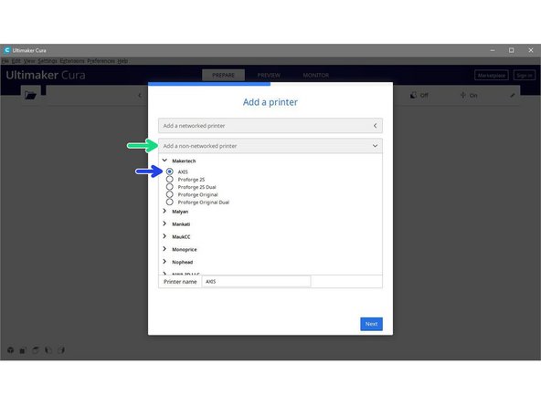 Run through the startup wizard.