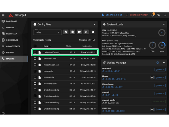 Add the calibrate-offsets.cfg file to your config files folder.