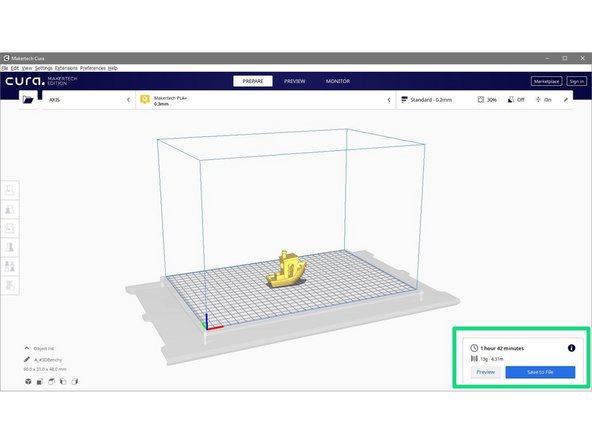 When happy with the settings, hit slice.