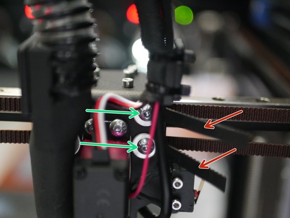 Adjust these bolts so you are able to pull the belts but also hold the tension without letting the belts slip back.