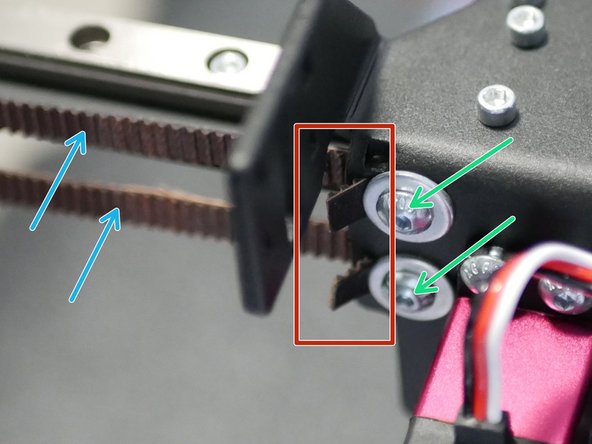 Take the 4m roll of GT2 belt and cut it in half.