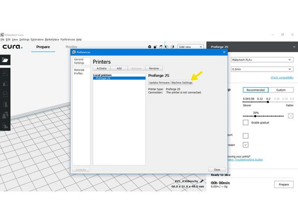 Click on Manage Printers...
