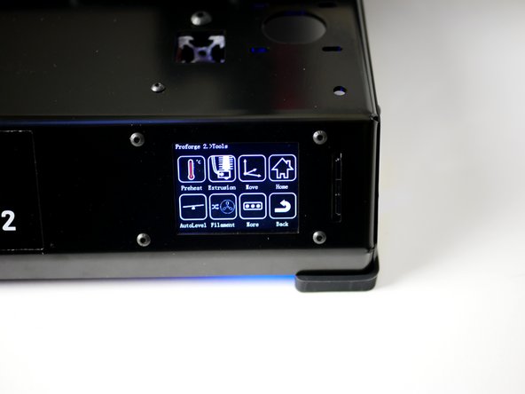 Press the toggle switch to set motion to 10mm.