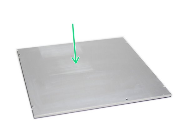 Flip the platform over and wipe down the surface to remove any grease.