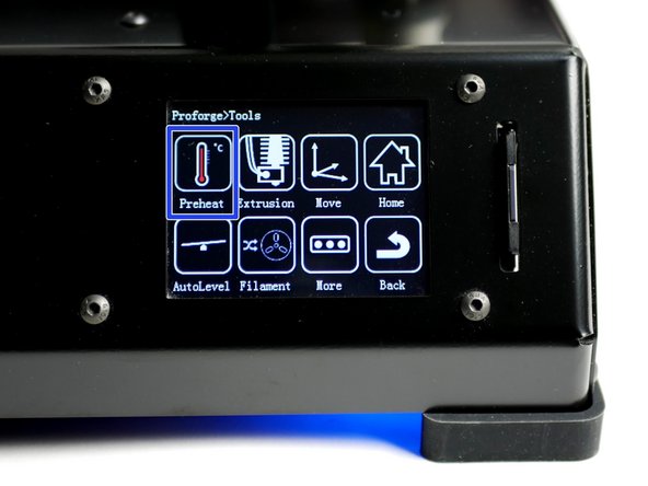Before powering up the Hotend make sure that the black PTFE tubing is pushed all the way down the Hotend, it should go into the Hotend by 6CM. Double check, as running filament through the hotend with the PTFE tube not all the way down will ruin the Hotend.