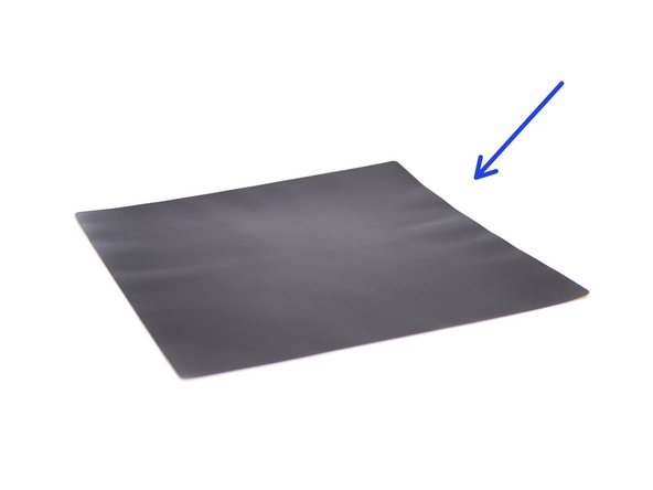 Take the magnetic sheet.