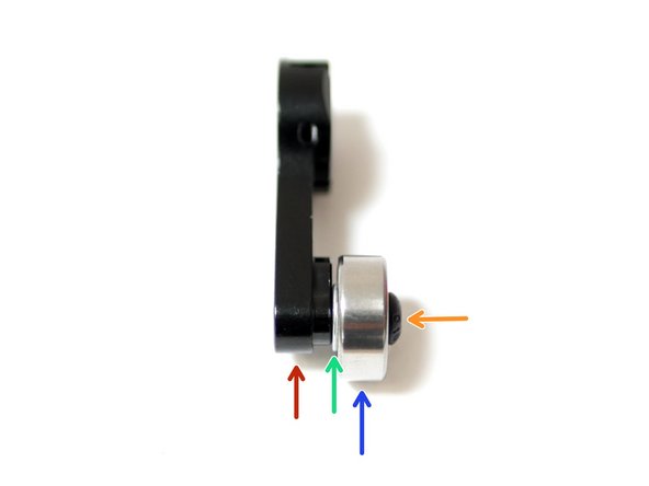 Build the servo switching arm: