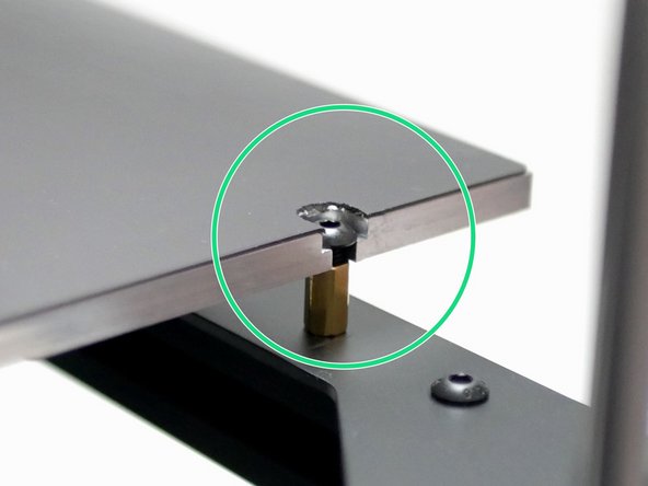 Make sure that the cables point to the rear of the printer.