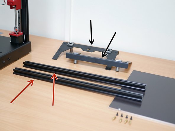 Remove the extrusions from the brackets.