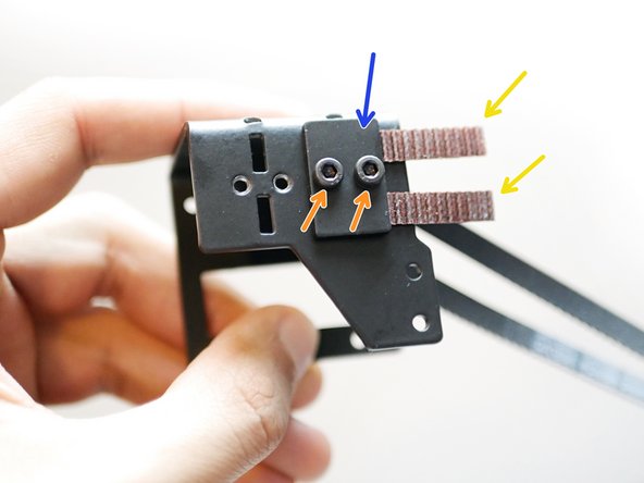 Secure in place with one of the belt clamps.