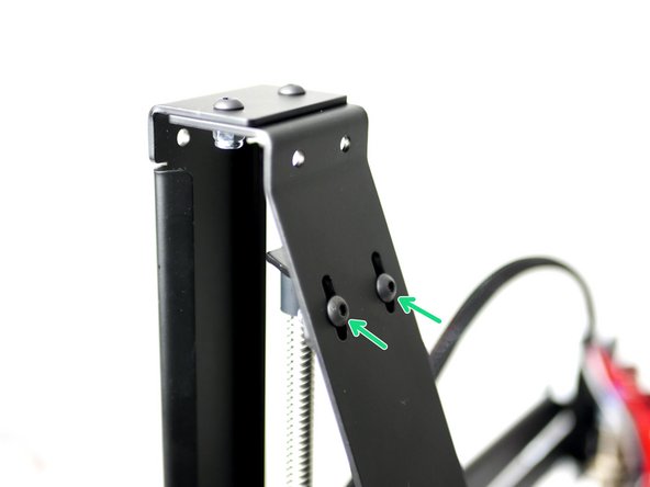 Fix the lead screw bracket to the support beam.