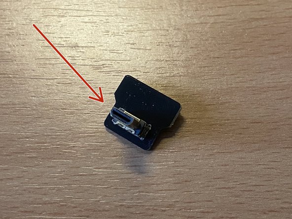 Fix to the other side of the HDMI connectors ribbon cable the Micro HDMI connector.