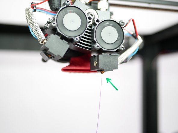 Run some filament through the hotends to check that you are getting a smooth flow of molten filament.