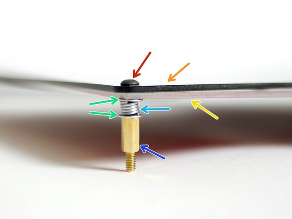 Four M3 x 14mm bolts
