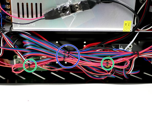 Cable tie this loop to the original loop.