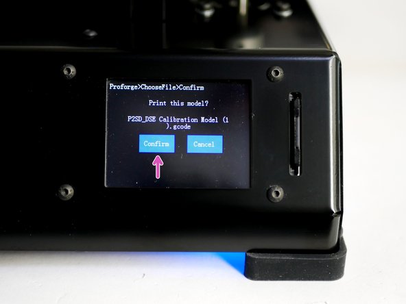 Load the saved .gcode file