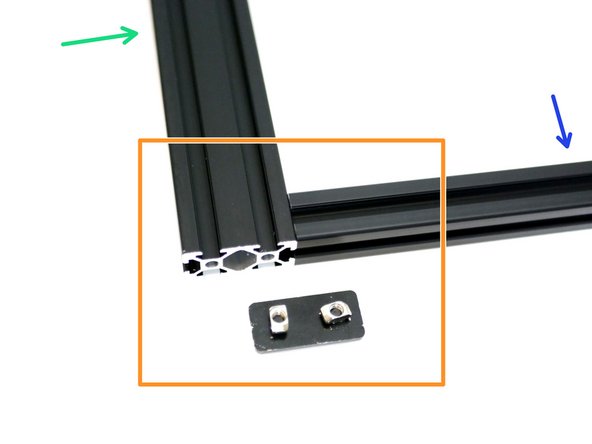 Loosely attach the M5 T-Nuts.