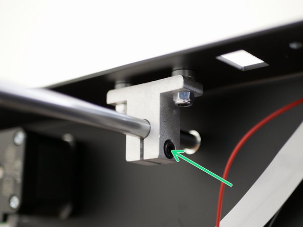 Loosen the bolts on all 8 brackets  holding the Z-shafts in place.