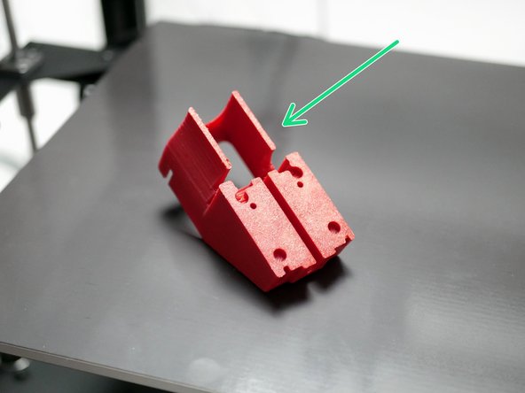 Fix the fan with 4 M3 x 12mm bolts.
