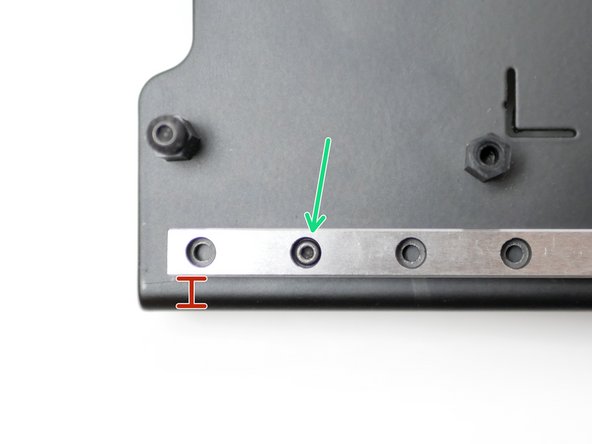 Use a pencil to mark out where you are going to drill.