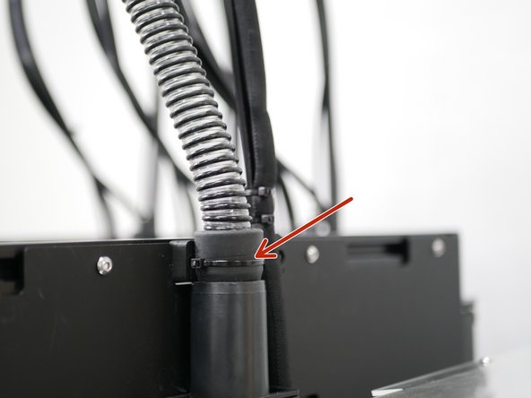 Secure it in place with a cable tie.