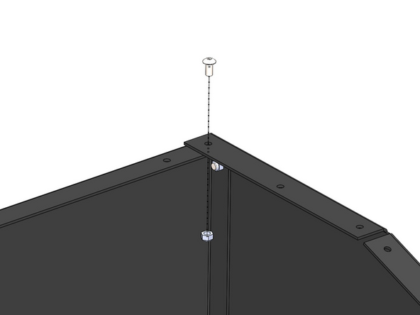 Add two more M5 x 10mm bolts and M5 Nyloc Nuts to the assembly as shown.