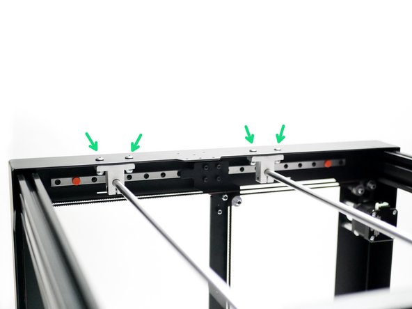 With the mounts now clamping down onto the rods, it is time to firmly secure the brackets to the panels.