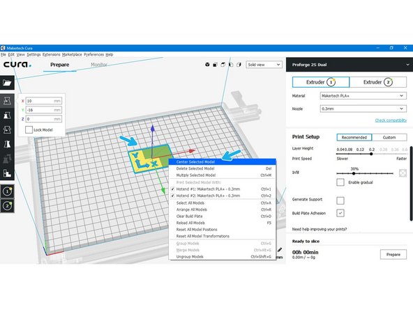 Right click on either model, click on Merge Models.