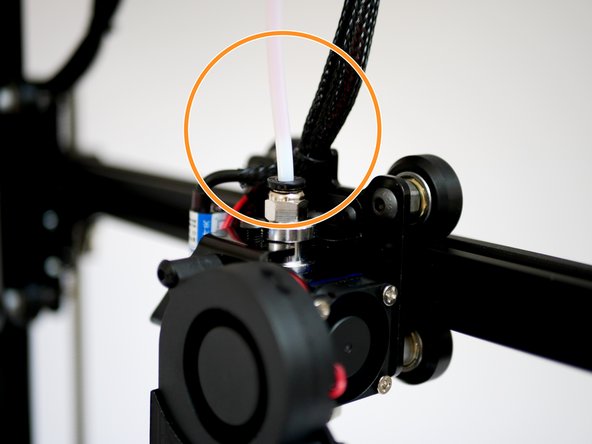 This is the length of filament that will be fed, each time you tap the down arrow.