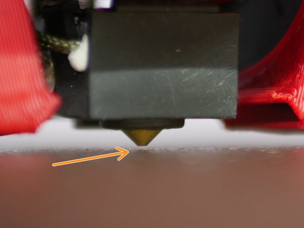 Before homing the Z-axis, manually raise the platform to meet the tool carriage at the centre of the print platform.