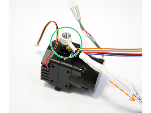 Slide the hotend in.