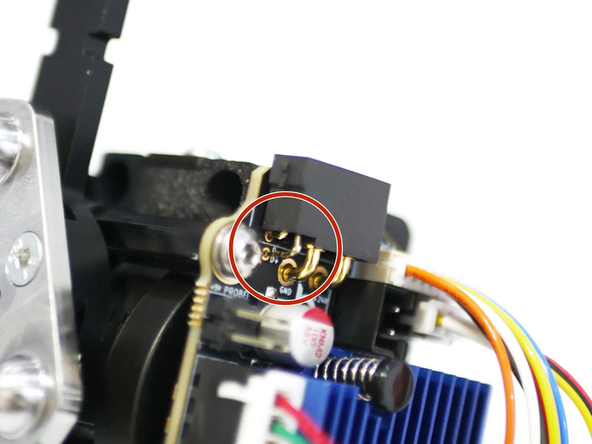 Check that these pins match the image and are not touching or otherwise damaged.