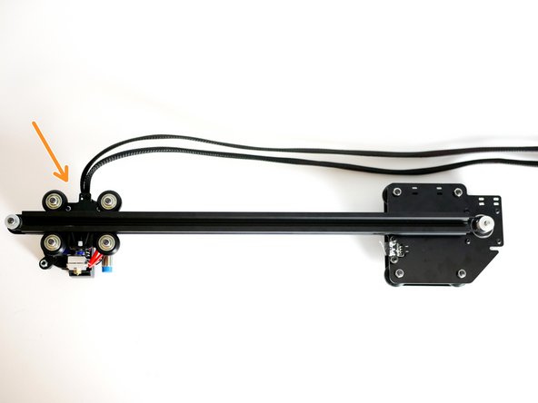 Push the HotEnd out to its extremity.