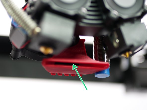 The part cooling fans should be spinning.