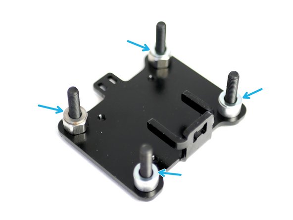 Four M5 x 25mm bolts