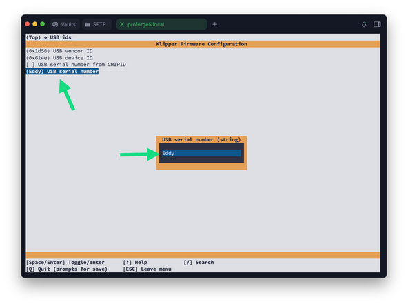 Make sure all settings match as shown in the image to avoid errors and unexpected behaviour.