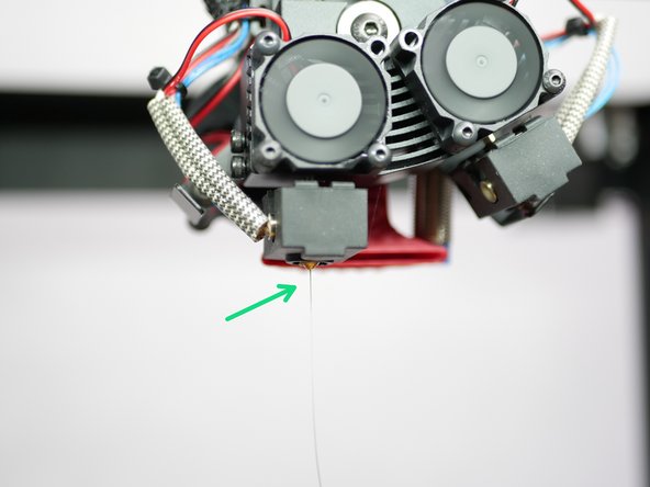 Run some filament through the hotends to check that you are getting a smooth flow of molten filament.