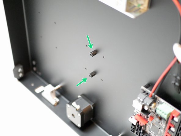 Fix the SSR stand-off's to the base.