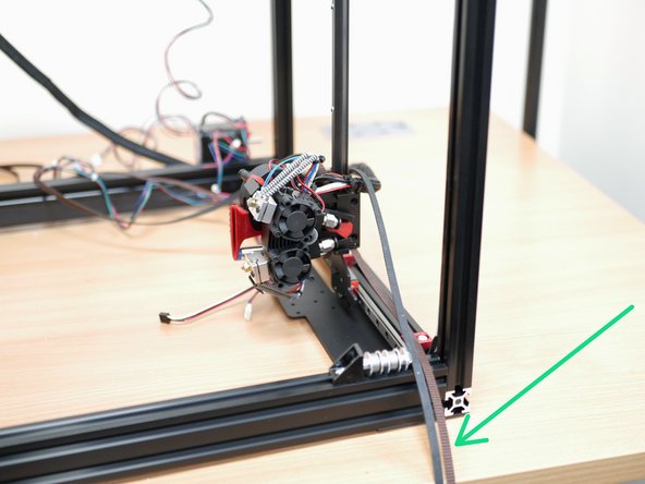 Bring the gantry into the frame.