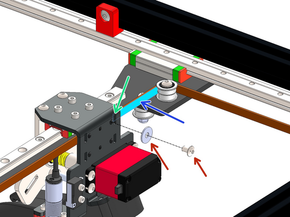 Take the 5m roll of GT2 belt and cut it in half.