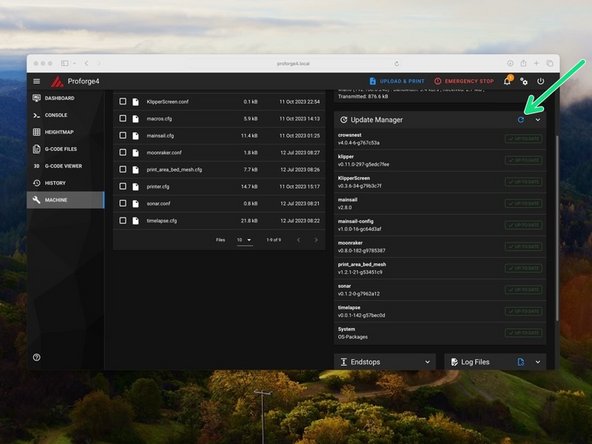 Before starting anything else we need to update the OS to the latest version.