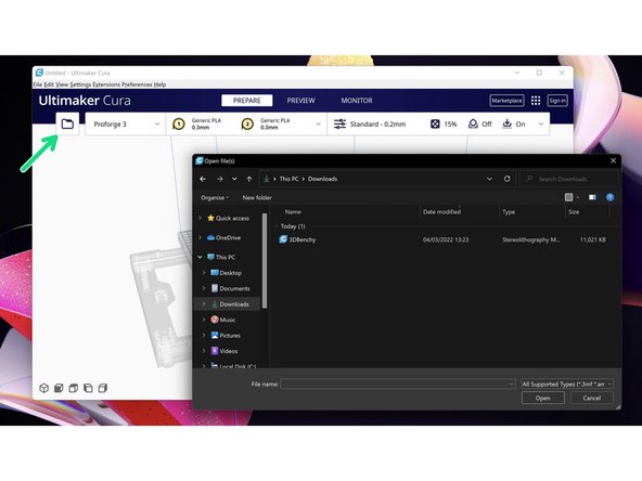 Click here to load the Benchy STL that you downloaded earlier.