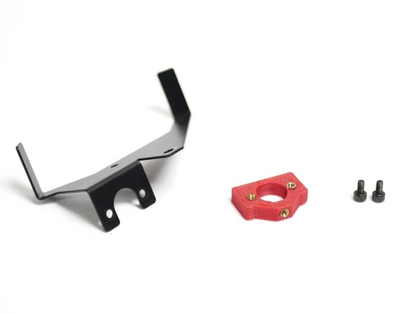 Fix the Probe mount onto the metal fan and probe mount as shown.