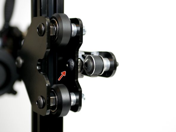 The beam should be flush with the end of the idler assembly.  Adjust the position of the Z-axis bracket onto the 2020 450mm beam if needed (Stage 3 Step 3).