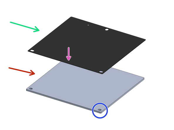 Before starting clean the platform surface with an alcohol wipe to ensure there is no dirt or grease on it. Ignore any coolant stains, this is normal.