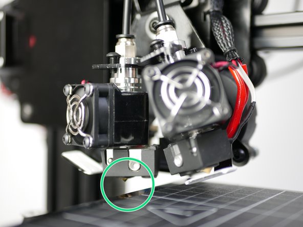 The nozzle should land about 2cm from the top edge of the print surface, this is OK.