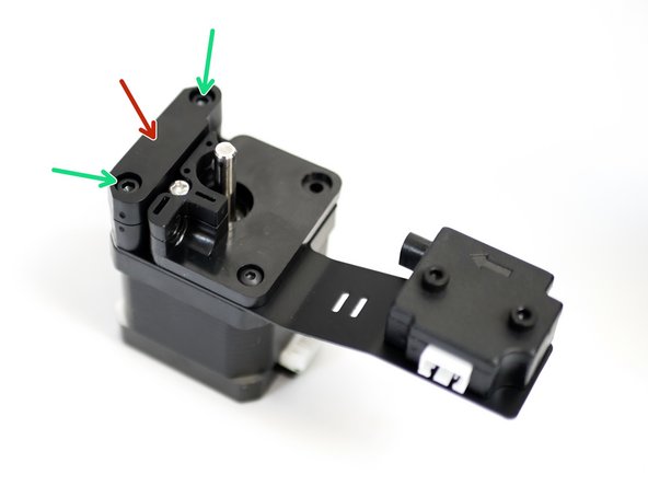 Fix the coupling mount to the Motor face.