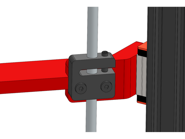 Note, do not over tighten, the lead screw should still be able to rotate smoothly, over tightening can result in a z-motor stalling.